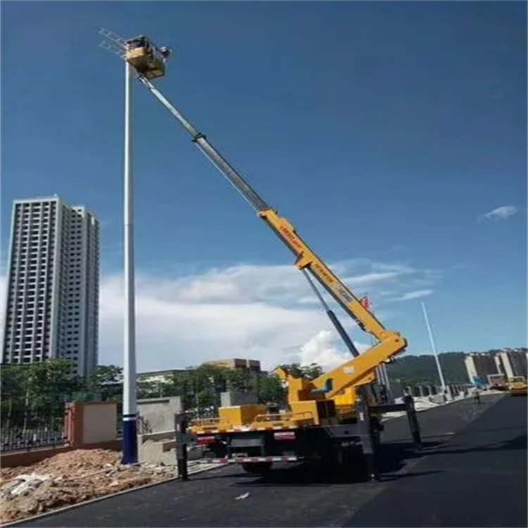 常州维修路灯的曲臂升降车出租