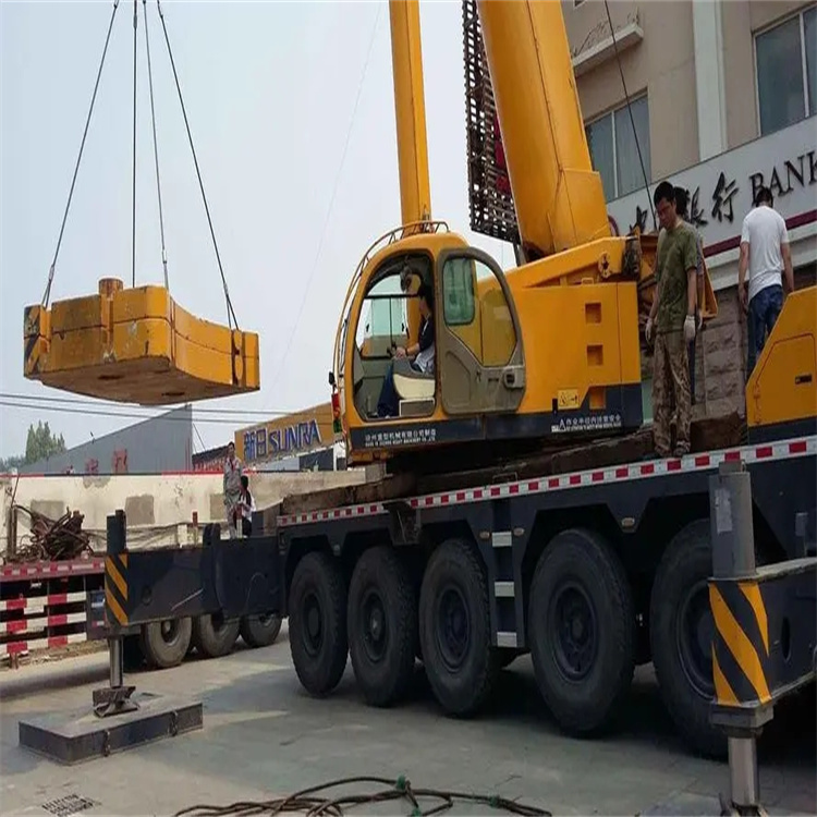 常州当地吊车出租|机器吊装|75吨|工厂搬迁服务